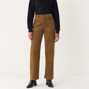 Frank & Oak Brown Straight Leg Pants